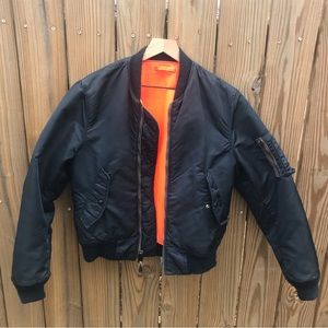 Vintage Flyers Man Intermediate Reversible Bomber Jacket